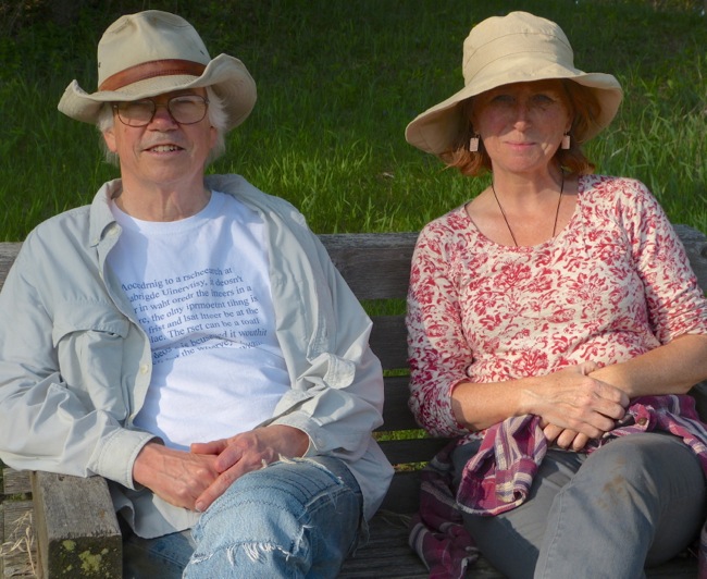 Martha and Mike on the bench 5-20-13
